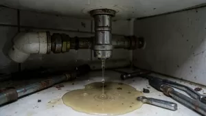 montaż syfonu umywalki z korkiem automatycznym