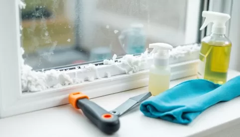 Jak usunąć zaschniętą piankę montażową z okna